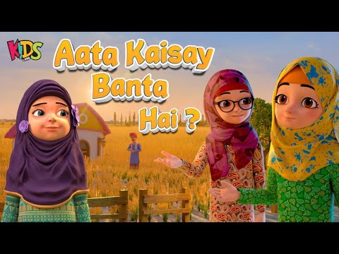 Kaneez Fatima New Cartoon | Aata Kaisay Banta Hai ?  – Kissan Day Special | 3D Animation