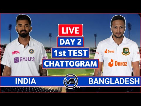 India vs Bangladesh 1st Test Day 2 Live | IND vs BAN 1st Test Live Scores & Commentary | Only India