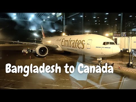 Canada-1: Bangladesh to Canada Travel | Dhaka to Toronto | Dhaka to Saskatchewan | Emirates