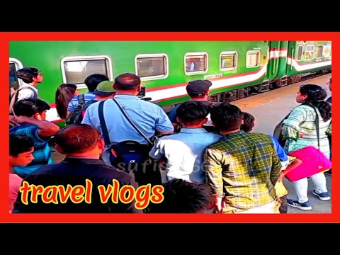 travel vlogs  ll  train in Bangladesh   ll  train journey