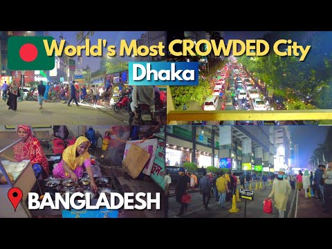 DHAKA Main Bazaar Nightlife Walking Tour 2023🇧🇩-Travel Bangladesh