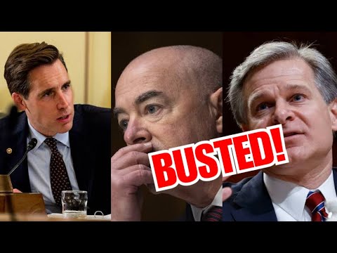 BUSTED! MAYORKAS AND FBI DIRECTOR WRAY TESTIFY IN FRONT OF SENATE HOMELAND SECURITY COMMITTEE
