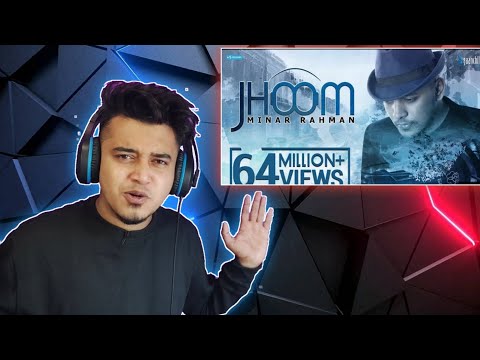 Reaction to MINAR RAHMAN | JHOOM | Official Music Video | New Bangla Song