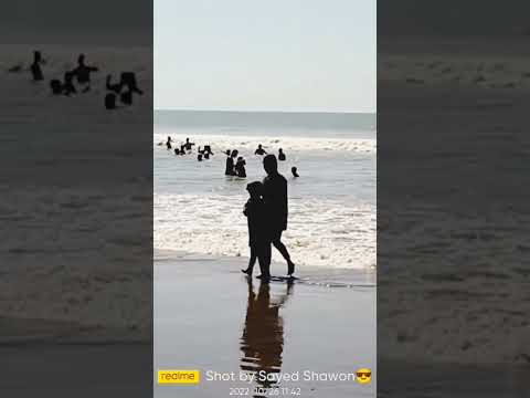 Coxbazar Sea in Bangladesh😯 #youtubeshorts #sortvideo #subscribe #shorts