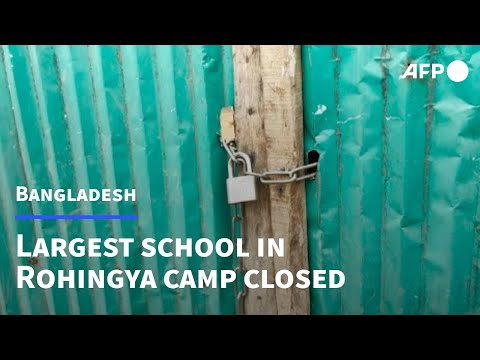 Bangladesh shuts largest private school in Rohingya camps | AFP