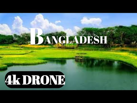FLYING OVER BANGLADESH 4K UHD – Soft Piano Music Along With Beautiful Landscape Videos For TV