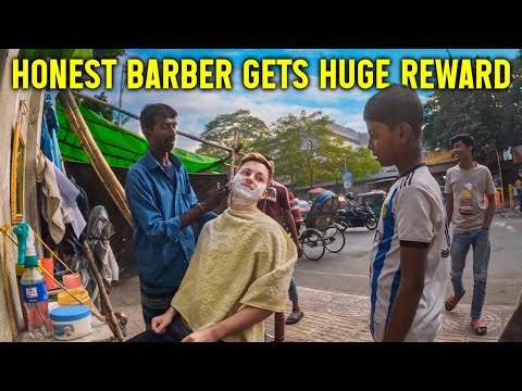 $200 Best Street Shave in Bangladesh (Dhaka) 🇧🇩