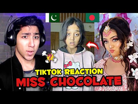 Pakistani React on Miss Chocolate Transformation TikTok Videos | Bangladeshi Tiktoker | Maadi Reacts