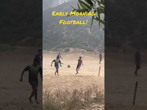 Early Morning Football! #bangladesh #football #soccer #games #sports #fun #travel #travelvlog #blog