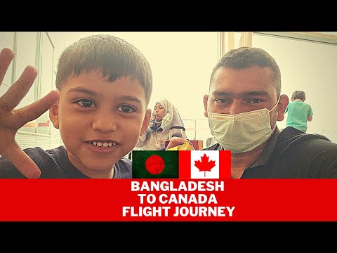 JOURNEY FROM BANGLADESH TO CANADA | Qatar Airways | Dhaka To Toronto Flight | Bangladeshi Canadian