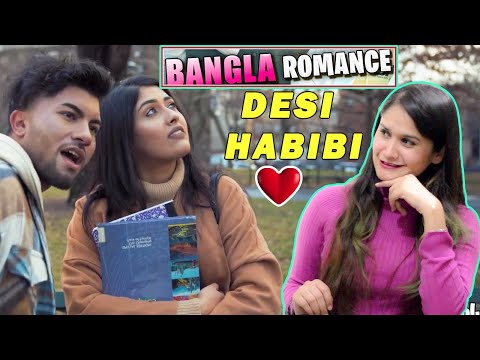 Bangladeshi React on  Desi Habibi -BANGLA BOLLYWOOD ROMANCE (Bangla Funny Love Story )| Tazmun Rino