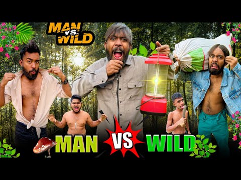 Man Vs Wild || Bangla Funny Video || Nahid Hasan || KaKa On Fire ||