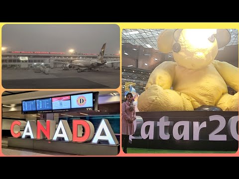 Canada To Bangladesh || মাতৃভূমিতে ৬ বছর পর || কাতার এয়ারপোর্ট বিশ্বকাপের পর || Travel Vlog Part 1