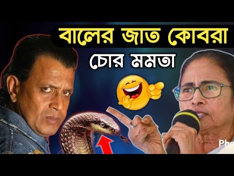 জাত কোবরা Vs মমতা || Mamata Vs Mithun || mamta banerjee comedy video || mamata banerjee funny speech