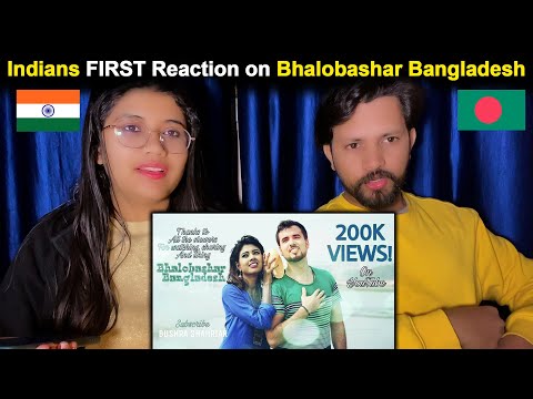 Indian reaction on Bhalobashar Bangladesh | Bushra Shahriar | Bangla new song 2017| Reaction India |