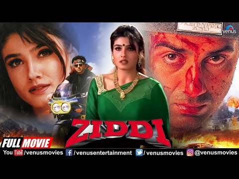 Ziddi | Hindi Full Movie | Sunny Deol | Raveena Tandon | Anupam Kher | Bollywood Hindi Action Movie