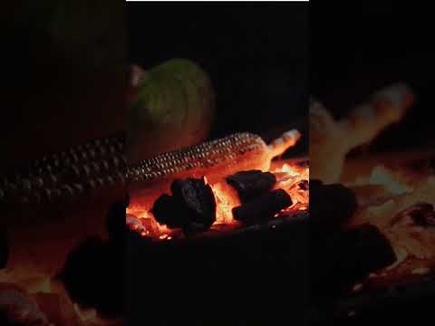 Grilled corn #smoke #coal #corn #travel #bangladesh #streetfood #bd