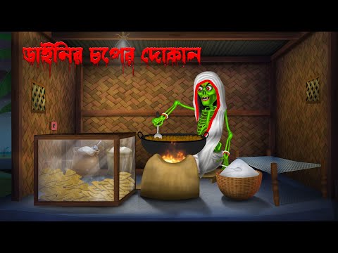 ডাইনির চপের দোকান । Dainir Choper Dokan । Bengali Horror Cartoon | Khirer Putul  | Bhuter Golpo