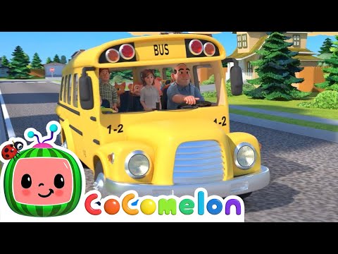The Wheels On the Bus Go Rounds and Round | @CoComelon  | Kids Karaoke Mix!