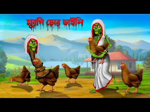 মুরগি চোর ডাইনি । Murgi Chor Daini । Bengali Horror Cartoon | Khirer Putul  | Bhuter Golpo