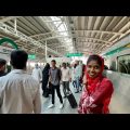 Bangladesh 🇧🇩 – Dhaka metro rail on a busy day – people's atmosphere and the train journey