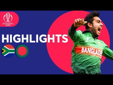 Tigers Win In Thriller! | South Africa vs Bangladesh – Match Highlights | ICC Cricket World Cup 2019