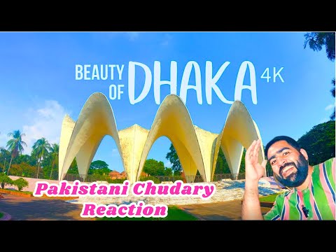 Pakistani Reaction on Dhaka | Bangladesh 🇧🇩 4K by drone Travel | @Chudarykareaction