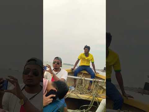 Boat Ride on Sea Beach। #travel #bangladesh #seabeach