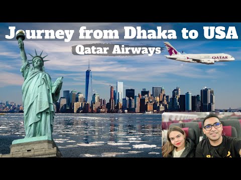 ঢাকা থেকে আমেরিকা | Dhaka to Atlanta | Qatar Airways | USA Travel Vlog | Bangladesh to America 2023