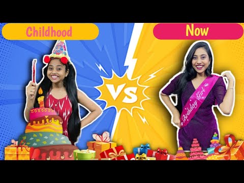 Birthday 🎉 Childhood 🎈 vs. Now  🎂|| #bengalicomedy #funny #bongposto #birthday