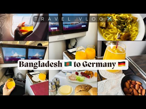 Bangladesh 🇧🇩 to Germany 🇩🇪 | Frankfurt | Travel Vlog | Doha Qatar International airport
