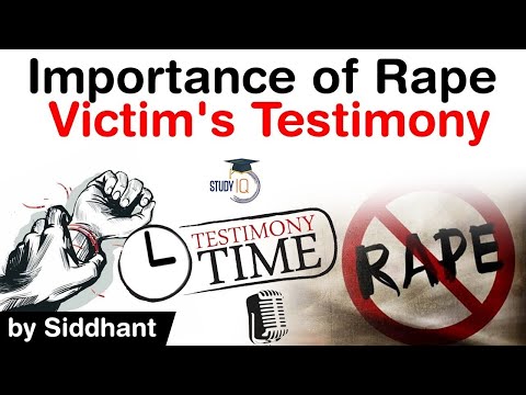 Hathras Gang Rape Case – How important is rape victim's testimony? How is rape defined in law? #UPSC