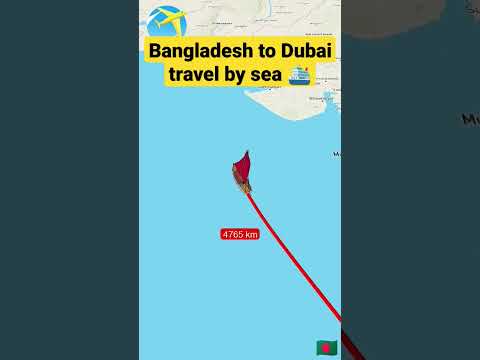 Bangladesh to Dubai travel by sea 🛳️#youtubeshorts #viralvideo #travel #foryou #viral