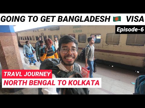 India to Bangladesh travel vlog North Bengal to Kolkata travel to get Visa || Homeouttraveller