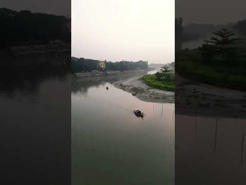 Bangladesh beautiful natural view of a river | Travel with a bike | #reels #viral #tour #travel