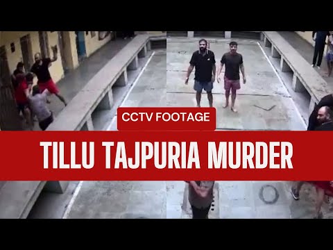 Tillu Tajpuria's Stabbed 100 Times in Tihar Jail: Gut-wrenching CCTV video goes viral