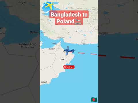 Bangladesh to Poland #map #flight #travel #kolkatatravel #istanbultourism #fact