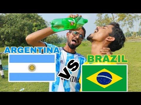 আর্জেন্টিনা বনাম ব্রাজিল ||Argentina vs Brazil ||Bangla Funny video.