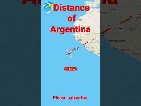 Bangladesh to Argentina travel line & Kilometers|আর্জেন্টিনা ভ্রমন|#Youtubeshorts #Shorts #Kukifuntv