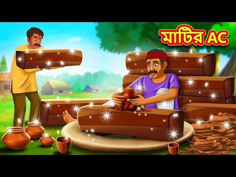 মাটির AC | Bangla Cartoon | Bengali Fairy tales | Rupkothar Golpo | Thakumar Jhuli