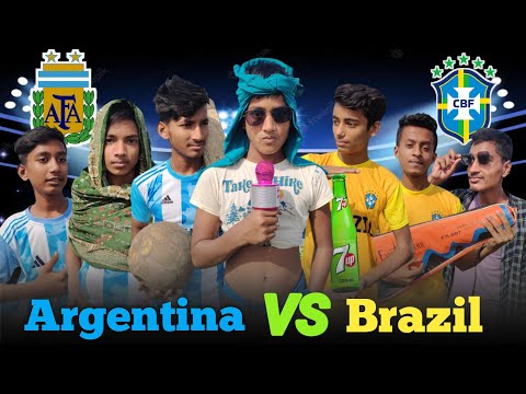 Argentina VS Brazil In T20 World 2022 | Bangla Funny Video | Ashik07khan