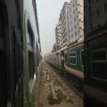 Double line Crossing between 806 Chilahati Express × 773 Kalni Express #travel #bangladesh #trains