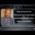 Media briefing by National Head for the Directorate for Priority Crime Investigation Godfrey Lebeya