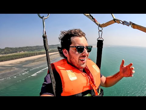 $20 Parasailing in Bangladesh (World's Longest Beach) 🇧🇩