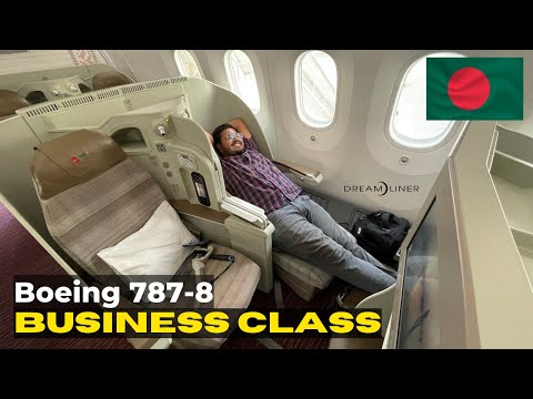 Luxurious B787 BUSINESS CLASS with FLAT BEDS | Dhaka to Sylhet with BIMAN BANGLADESH