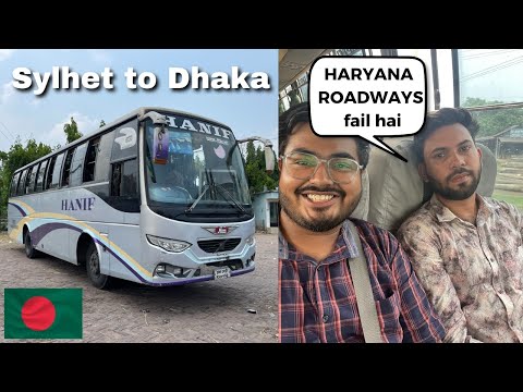 CRAZY and HIGH-SPEED Bus in BANGLADESH 🇧🇩 | Hanif HINO 1J ride with @MRKsAnalysis  | Sylhet to Dhaka