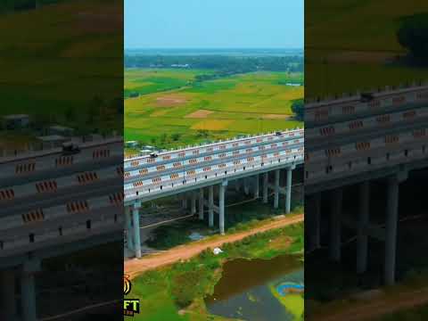 ১২ লেনের সেতু বাংলাদেশে এই প্রথম। 12 lane bridge #bangladesh #padmabridge #travel #railway #bridge