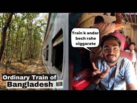 INDIAN takes a Train Ride in BANGLADESH 🇧🇩 | Dhaka to Mymensingh in Tista Express