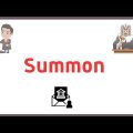 Summon | Summon Types & Penalty | Legal Procedure | Forensic Medicine