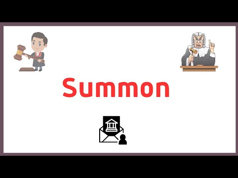 Summon | Summon Types & Penalty | Legal Procedure | Forensic Medicine